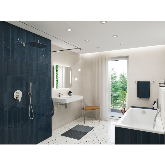 Kronenbach Dream Badspiegel 90 x 85 cm mit Spiegelheizung und integrierter LED-Beleuchtung