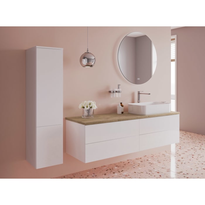 Kronenbach Moon Badspiegel Ø 70 cm mit LED-Treiber und Spiegelheizung