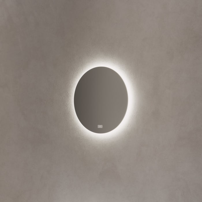 Kronenbach Moon Badspiegel Ø 70 cm mit LED-Treiber und Spiegelheizung