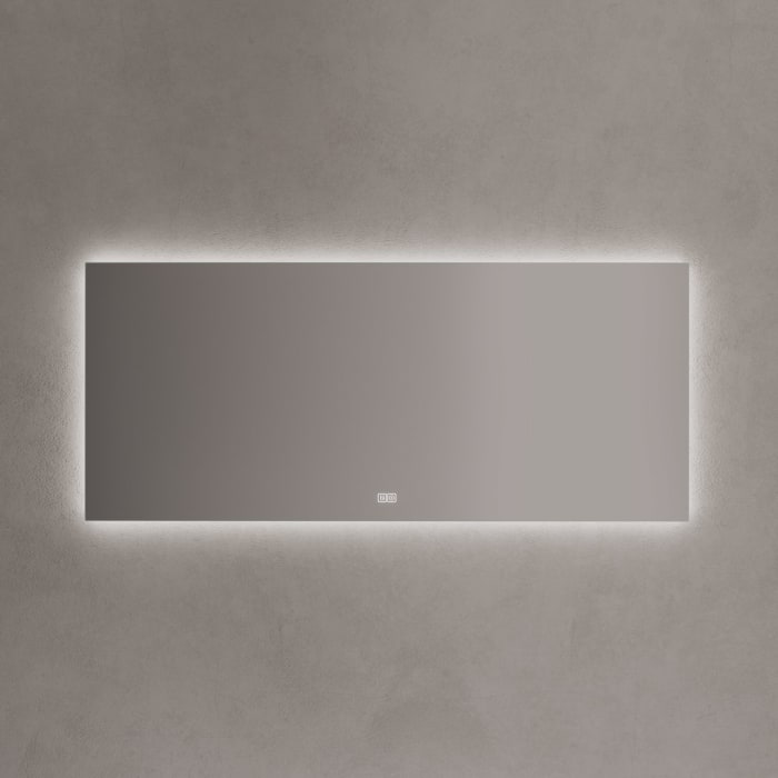 Kronenbach Night Badspiegel 140 x 60 cm mit LED-Backlight und Dimmfunktion