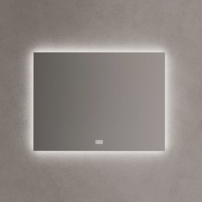 Kronenbach Night Badspiegel 80 x 60 cm mit dimmbarer LED-Beleuchtung und Backlight