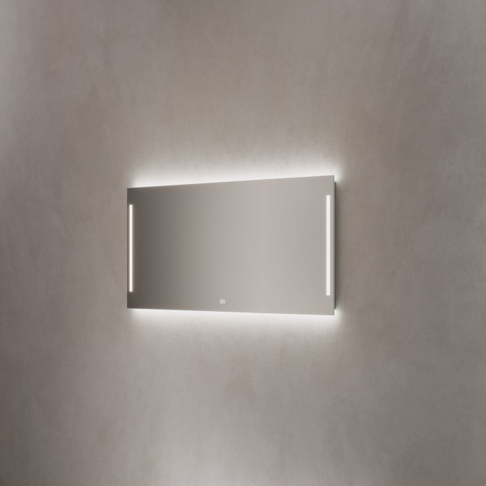 Kronenbach Sun Badspiegel 180 x 70 cm mit LED Seiten- und Hintergrundbeleuchtung