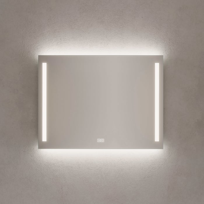 Kronenbach Sun Lichtspiegel 80 x 60 cm mit LED Seiten- und Hintergrundbeleuchtung