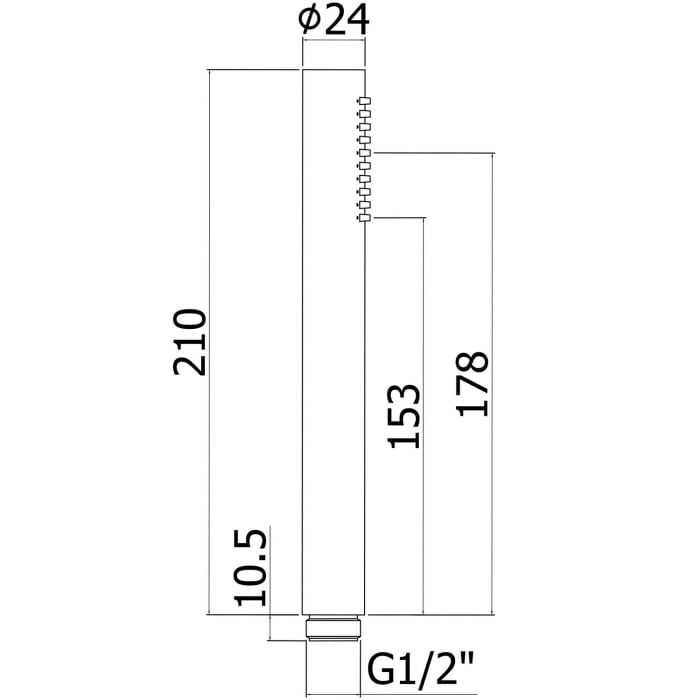 Kronenbach SUPRA Stick Stabhandbrause