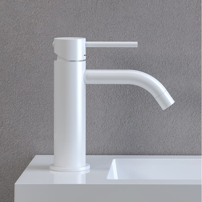 Kronenbach Lima 2.0 White Waschtischeinhebelmischer ohne Ablaufgarnitur