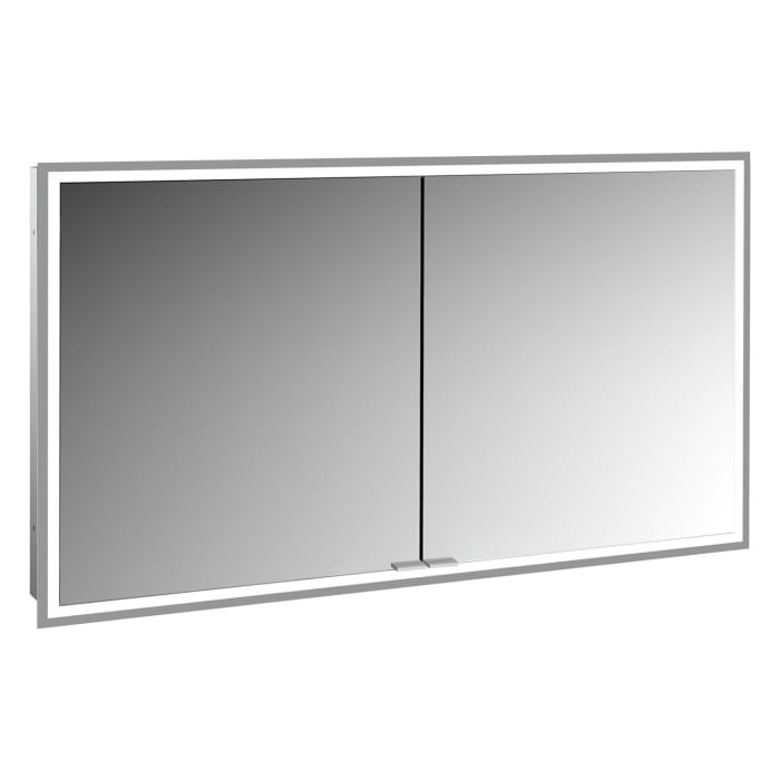 Kronenbach Cube 2.0 Spiegelschrank 120 cm, Unterputz, 2-türig