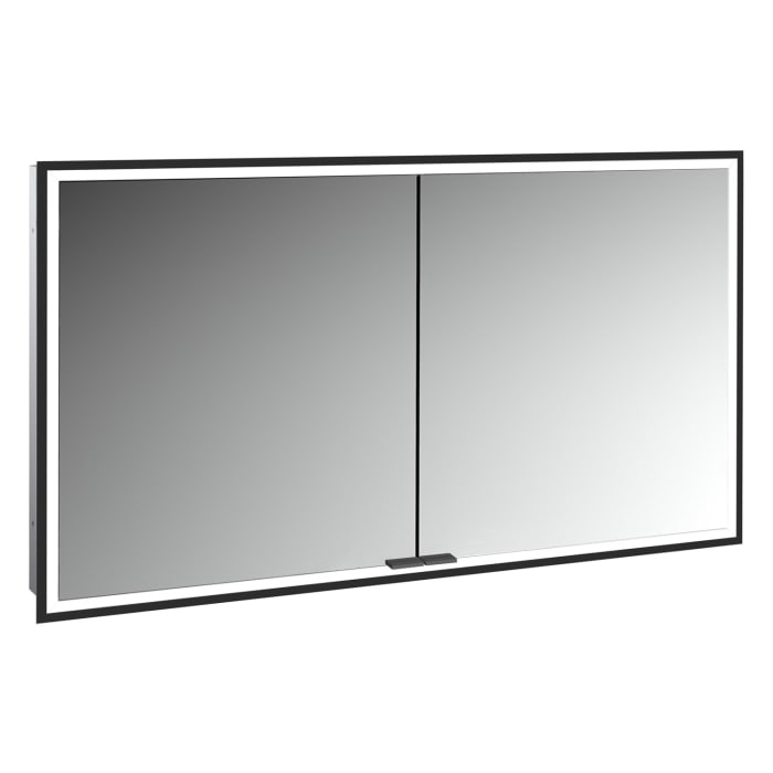 Kronenbach Cube 2.0 Spiegelschrank 120 cm, Unterputz, 2-türig - MEGABAD