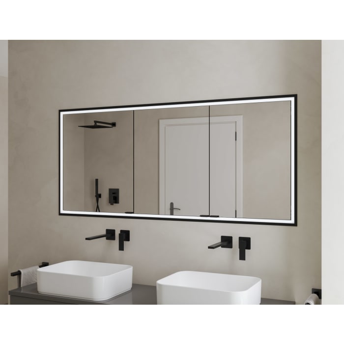 Kronenbach Cube 2.0 Spiegelschrank 160 cm, Unterputz, 3-türig