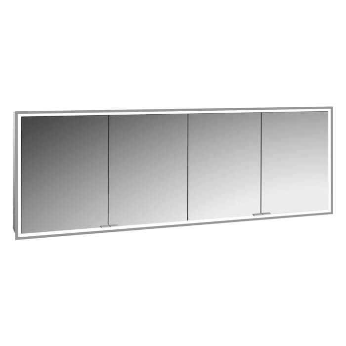 Kronenbach Cube 2.0 Spiegelschrank 200 cm, Unterputz, 4-türig