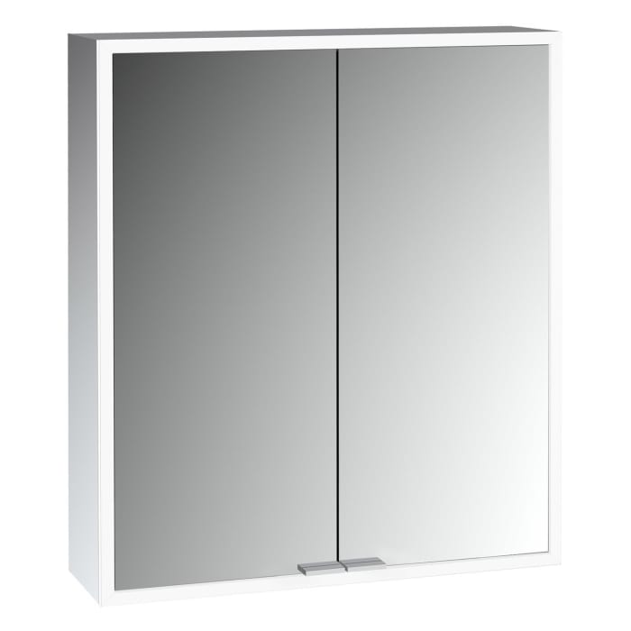 Kronenbach Cube 2.0 Spiegelschrank 60 cm, Aufputz, 2-türig