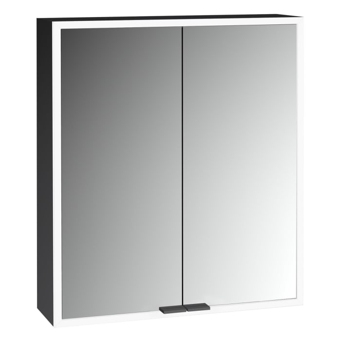 Kronenbach Cube 2.0 Spiegelschrank 60 cm, Aufputz, 2-türig