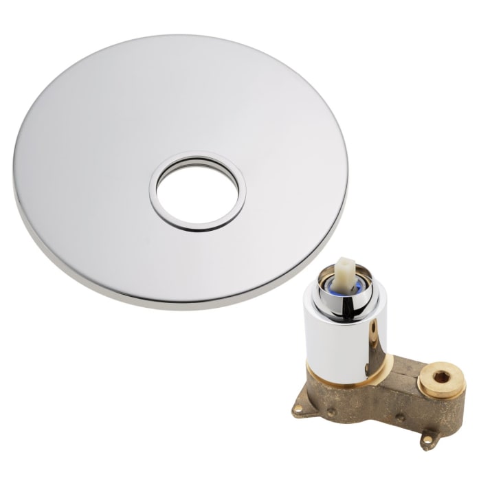 Kronenbach Unterputz-Brausearmatur Sonderfarbset 2.0, zur Verwendung bei falsch angeschlossenem Unterputzkörper