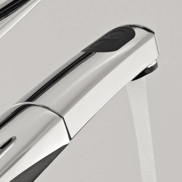 KWC Ausziehbrause zu Orcino Küchenarmatur Niedrdruck