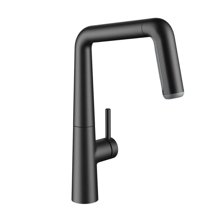 KWC KIO Hebelmischer mit Auszugbrause A200, Hebel rechts