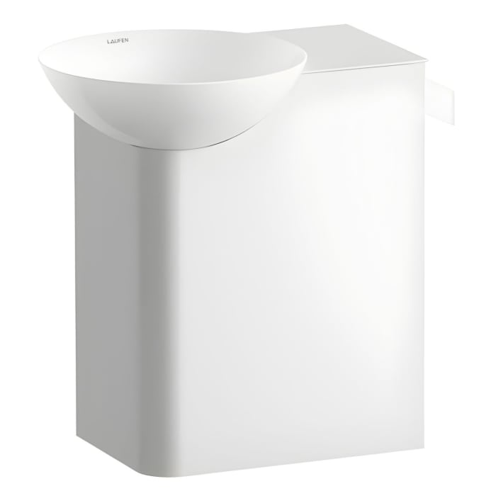 LAUFEN INSERT Waschplatz 48,5 x 31,7cm, 1 Hahnloch, Becken links