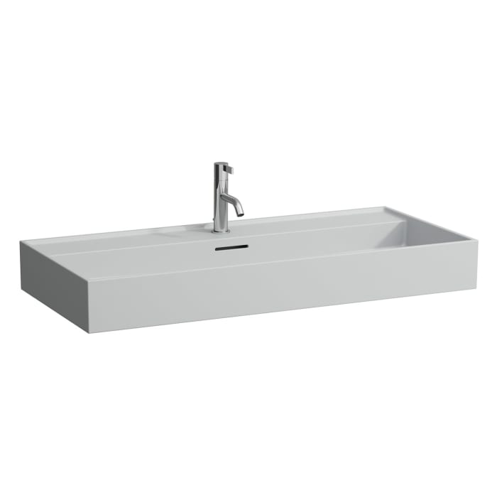 LAUFEN Kartell Aufsatzwaschtisch 100 x 46 cm, mit 1 Hahnloch, mit Überlauf
