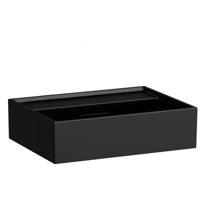 LAUFEN Kartell Handwaschbecken 45 x 34 cm, ohne Hahnloch, mit Überlauf