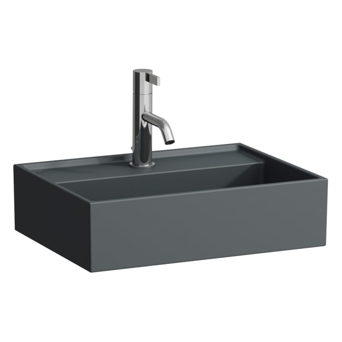 LAUFEN Kartell Handwaschbecken 45 x 34 cm, mit 1 Hahnloch, ohne Überlauf
