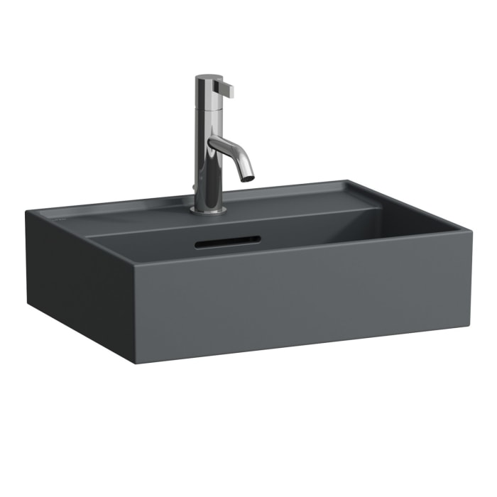 LAUFEN Kartell Handwaschbecken 45 x 34 cm, mit 3 Hahnlöchern, mit Überlauf