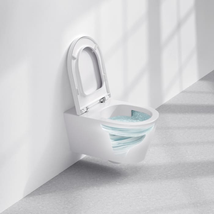 LAUFEN Kartell spülrandloses Wand-WC, SilentFlush, EasyFit