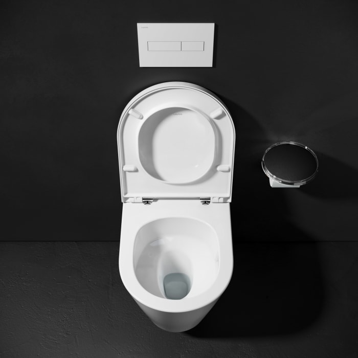 LAUFEN Kartell spülrandloses Wand-WC, SilentFlush, EasyFit