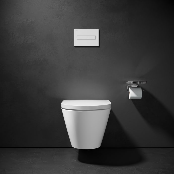 LAUFEN Kartell spülrandloses Wand-WC, SilentFlush, EasyFit