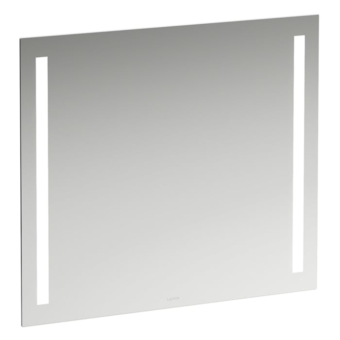 LAUFEN LANI Badspiegel 80 cm mit 2 vertikal integrierten LED-Lichtelementen