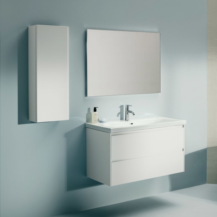 LAUFEN LANI Halbhochschrank 90 cm mit 1 Tür, Anschlag links