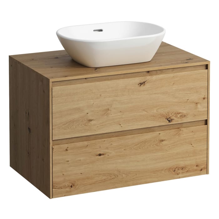 LAUFEN LANI Schubladenelement 80 cm mit Ausschnitt mittig