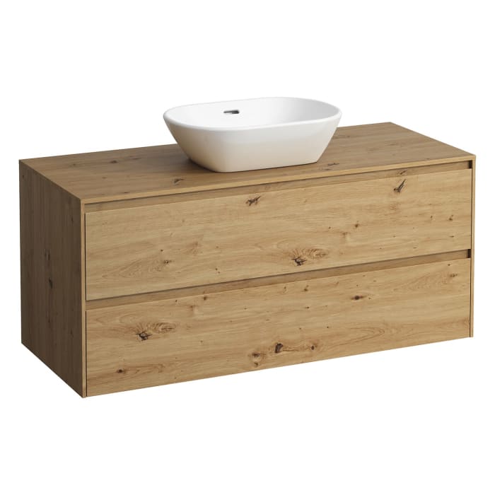 LAUFEN LANI Schubladenelement 120 cm mit Ausschnitt mittig