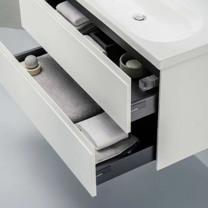 LAUFEN LANI Waschtischunterschrank 50 cm mit 2 Auszügen