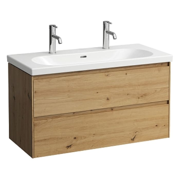 LAUFEN LANI Waschtischunterschrank 100 cm mit 2 Auszügen
