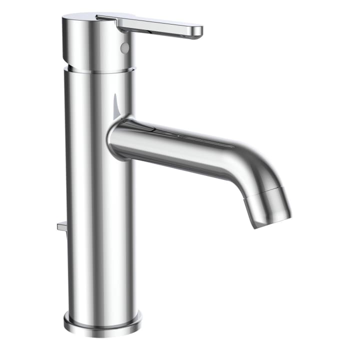 LAUFEN LUA Einhebel-Waschtischmischer Eco+ halbhohe Ausführung mit Ablaufgarnitur