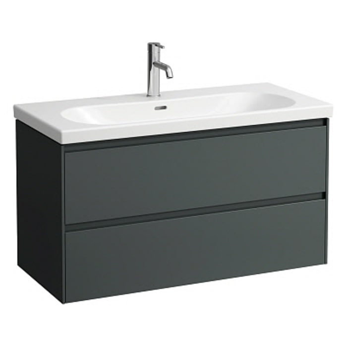 LAUFEN LUA Waschtisch 100 x 46 cm mit Hahnloch, mit Überlauf