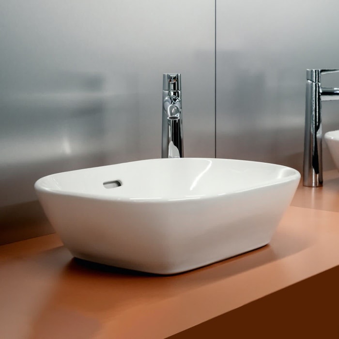 LAUFEN LUA Aufsatzwaschtisch oval 50 x 35,5 cm, mit Überlauf