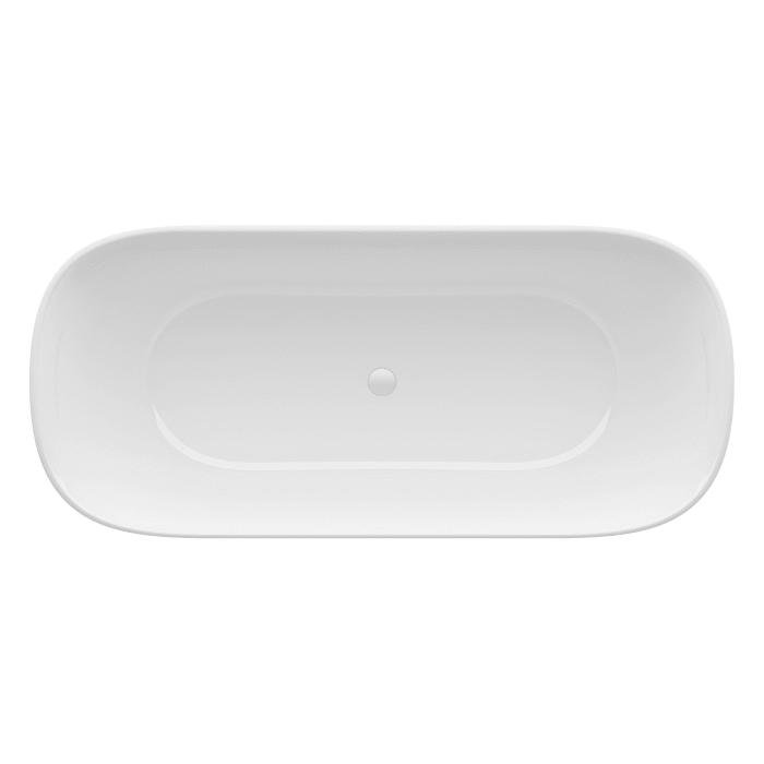 LAUFEN MEDA Freistehende Oval-Badewanne 180 x 80 cm