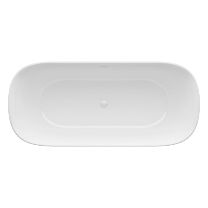 LAUFEN MEDA Freistehende Oval-Badewanne 180 x 80 cm