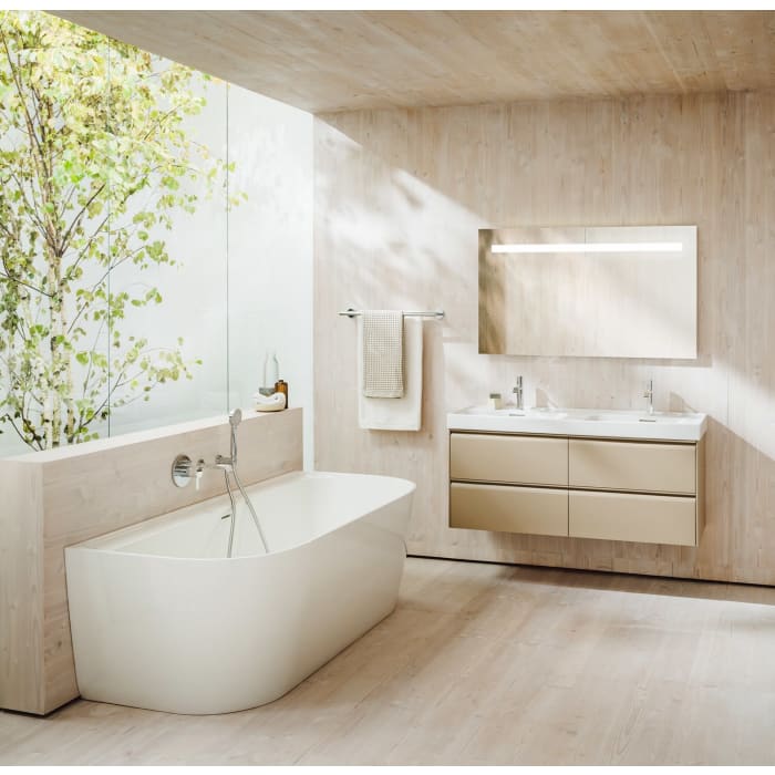 LAUFEN MEDA Vorwand-Badewanne 180 x 80 cm mit Schürze