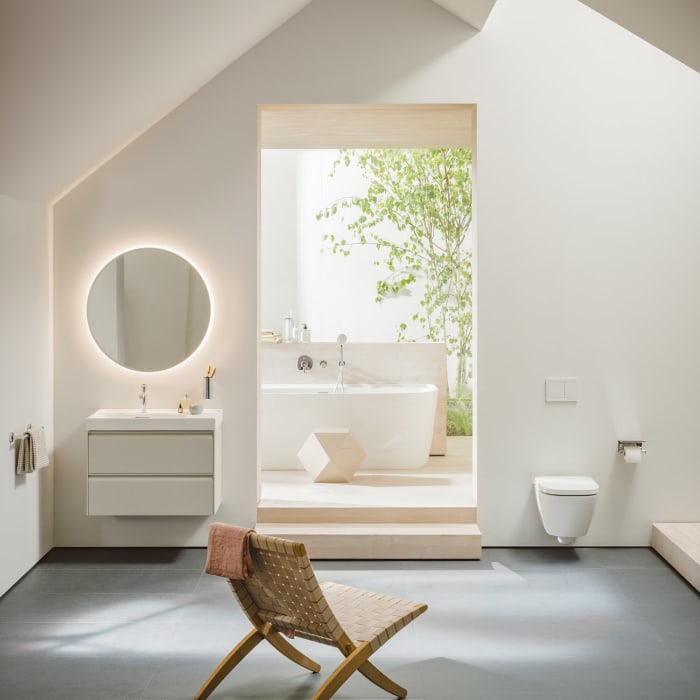 LAUFEN MEDA Vorwand-Badewanne 180 x 80 cm mit Schürze