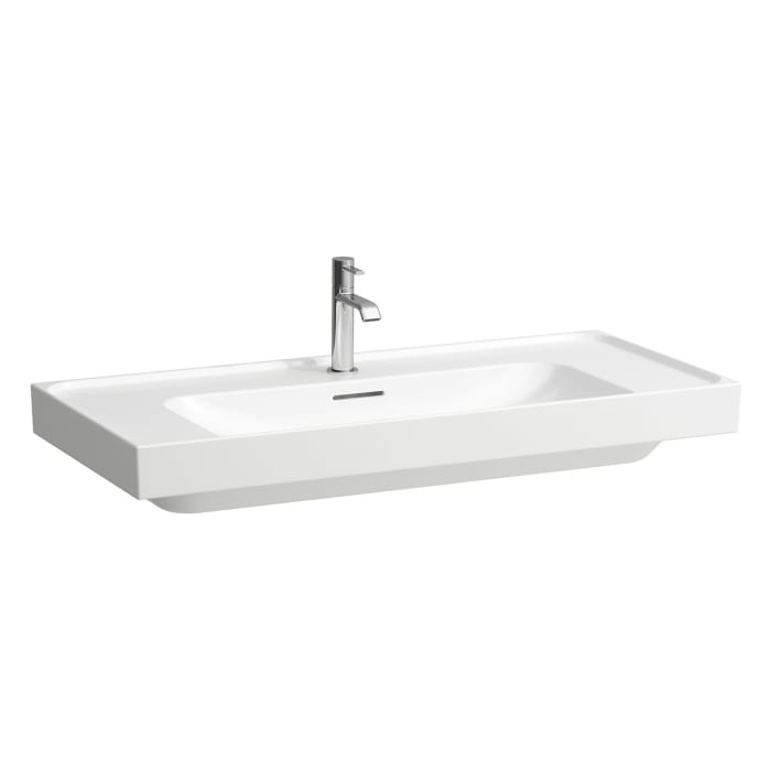 LAUFEN MEDA Waschtisch 100 x 46 cm, mit 3 Hahnlöcher und Überlauf