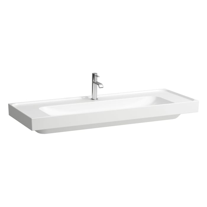 LAUFEN MEDA Waschtisch 120 x 46 cm, mit 3 Hahnlöcher ohne Überlauf