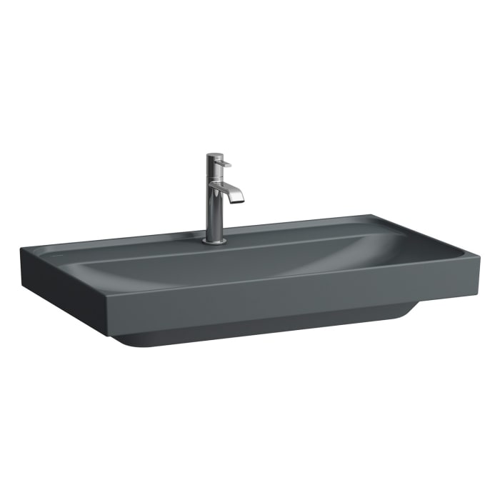 LAUFEN MEDA Waschtisch 80 x 46 cm, 3 Hahnlöcher ohne Überlauf