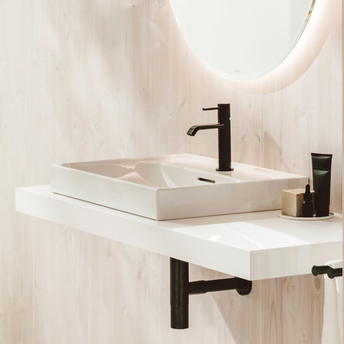 LAUFEN MEDA Aufsatzwaschtisch 60 x 46 cm, mit Hahnloch und Überlauf