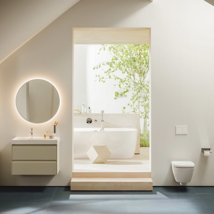 LAUFEN MEDA Wand-WC spülrandlos, inkl. WC-Sitz