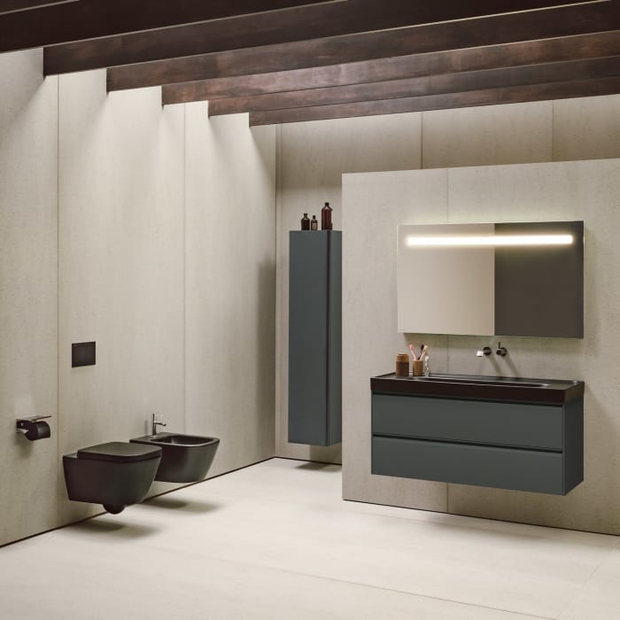 LAUFEN MEDA Wand-WC, Tiefspüler spülrandlos