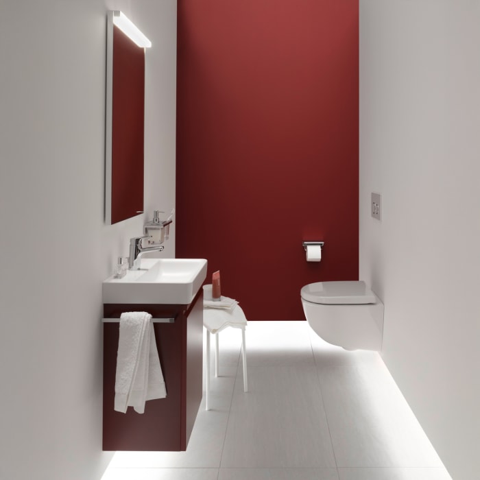 LAUFEN PRO S Handwaschbecken 45 cm, mit 1 Hahnloch, ohne Überlauf