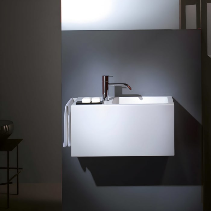 LAUFEN XPLORE.S Waschplatz 60 x 26,8 cm 1 Hahnloch, Becken rechts