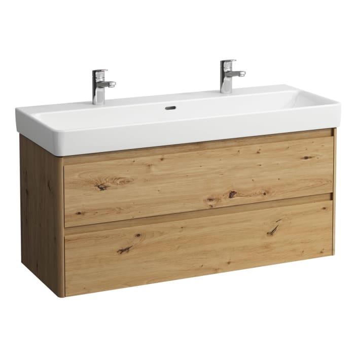 LAUFEN BASE 2.0 Waschtischunterschrank 117 cm, 2 Auszüge