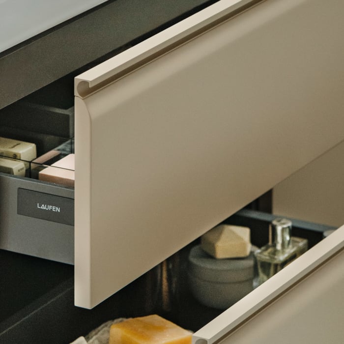 LAUFEN MEDA Waschtischunterschrank 119 cm mit 2 Auszügen