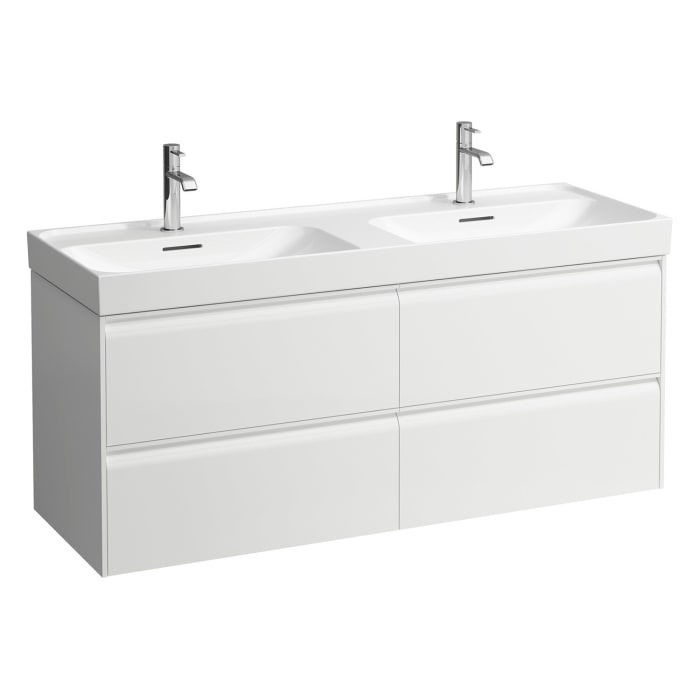 LAUFEN MEDA Waschtischunterschrank 129 cm mit 4 Auszügen